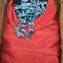 SCITOO QG2228CAM Snow Chains for Car Pickup Trucks SUV,Universal Emergency Tire Traction Chain,Anti-Skid Thickening Tire Chains Width 225 235 245 255 265 275 285 295(15" 16" 17" 18" 19" 20")- Set of 2