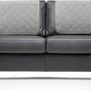 Headrest Cover for Recliner Chair 2 Pieces Recliner Headrest Protector Recliner Sofa Cover Recliner Head Covers Sofa Head Protector Furniture Protector for Recliner Sofa Slipcovers(Light Gray)