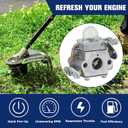 Powtol 308054043 Carburetor for Ryobi CS26 SS26 RY09056 CS30 SS30 EX26 RY28040 RY28020 RY28000 RY09053 RY09055 RY28025 RY28021 26CC Trimmer Brushcutter