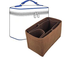 Purse Organizer Insert for Nice Mini/BB; Nice BB Organizer Insert (Brown, Nice BB)