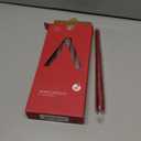 14 Pack Dark Red Taper Candles 12 Inch Tall 3/4 Inch Thick Burn 10 Hours (Burgundy)