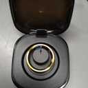 Smart Health Ring 2.0 for Women Men, Slim Scratch & Fingerprint Resistant Design,Efficient Chip Fitness Tracker, Monitors Heart, Blood Oxygen & Pressure, Sleep, Steps, Waterproof, Gold 9