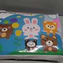 Baby Play Mats for Floor, Foldable 74x50 Playpen Mat Grey, Thicken Cushioning Padding Playmate for Baby and Toddlers Infants, Non-Slip, Machine Washable, Easy to Store (4'2" x 6'2" (Rectangular))