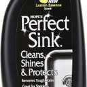 HOPE'S Perfect Sink Cleaner and Polish, Restorative, Removes Stains, Cast Iron, Corian, Composite, Acrylic, 8.5 Fl Oz