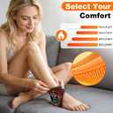 Foot and Ankle Massager for Pain Relief, Cordless Ankle Heating Pad Foot Renew Massager with Heat, 4 Heat Levels & 3 Vibration Modes ( No Size )