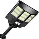 Solar Street Light Outdoor Waterproof, Radar Motion Sensor Solar Flood Light Dusk to Dawn Outdoor Solar Powered Security Light with Remote Control for Parking Lot Squares