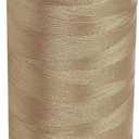 Bonded Nylon N66 Sewing Thread 1100 Yards Size #92 T90 280D/3 for Leather Denim Hand Machine Craft Shoe Bag Repairing Extra Strong Heavy Duty High Temperature Resistant Waterproof (Light Brown)