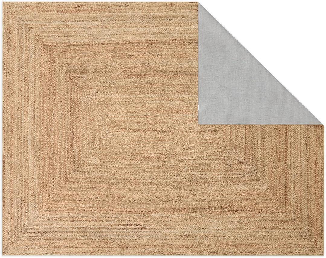 Bedsure 6x9 Printed Jute-Look Washable Area Rug, Soft Polyester Fleece
Soft Faux Cashmere Feel, Realistic Jute-Look Print, Non-Slip, Non-shed, Low-Pile, 4 Grip Pads Included, Pet & Kids Friendly