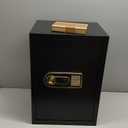 Large Safe, 5.0 Cubic Feet Home Safes with Fireproof Waterproof Bag, Anti-Theft Digital Safe Box with Digital Keypad & 3 Removable Shelves and Led Light, Personal Safes for Document Money Valuable