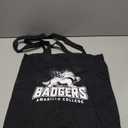 Personalized Custom Design Cotton Canvas Tote Reusable Shopping Bag Black small 10pcs