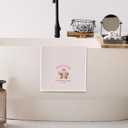 2 x Coquette Pink Bow Coffee Kitchen Towels, Coffee Lover Gifts Dish Tea Towels for Kitchen Decor, Preppy Girly Beverages Hand Towel for Bar Station, 16x24 Inch