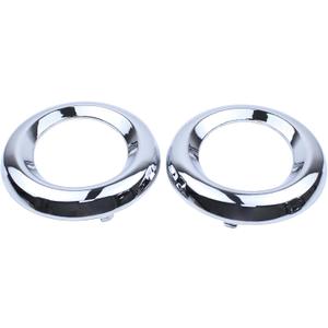 2Pcs Front Driver and Passenger Side Chrome Fog Lamp Bezel Trim Ring for Toyota RAV4 Limited 2009-2012