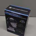 J Bryant Neck Harness Head - Weight Lifting with Resistance Tube Bands - Door Anchor Set Adjustable Neck Training Strap Exercise Equipment (Black-L(23"-25"))