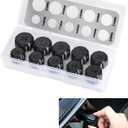 Car Sensor Hole Cutting Template Kit - 1625mm Diameter Compatible - Vinyl Wrap Precision Cutter - Precise Car Radar Hole Cutting Aid - 10-Piece Plastic Templates Set - Car Wrap Tools