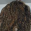 Crochet Box Braids Curly Ends 144 Strands 22 Inch Bohomian Crochet Braids Box Braids 3X Goddess Box Braids Crochet Hair Synthetic Crochet Braids Hair Extensions (22inch-6pack, T27)