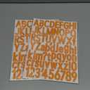 Vinyl Alphabet Stickers - 10 Sheets, 1 Inch Self-Adhesive, Yellow Letter Decals for Mailbox, Scrapbooking, DIY Crafts, Classroom Decor, Door 2 Pack