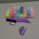 32 Colors Small Hair Rubber Bands with 16 Styling Tools, 2000 Pcs Elastic Girl Baby Hair Ties, Mini Bands with Elastic Cutter, Hair Accessories Xmas Stuff for Girls Baby Toddlers Kids