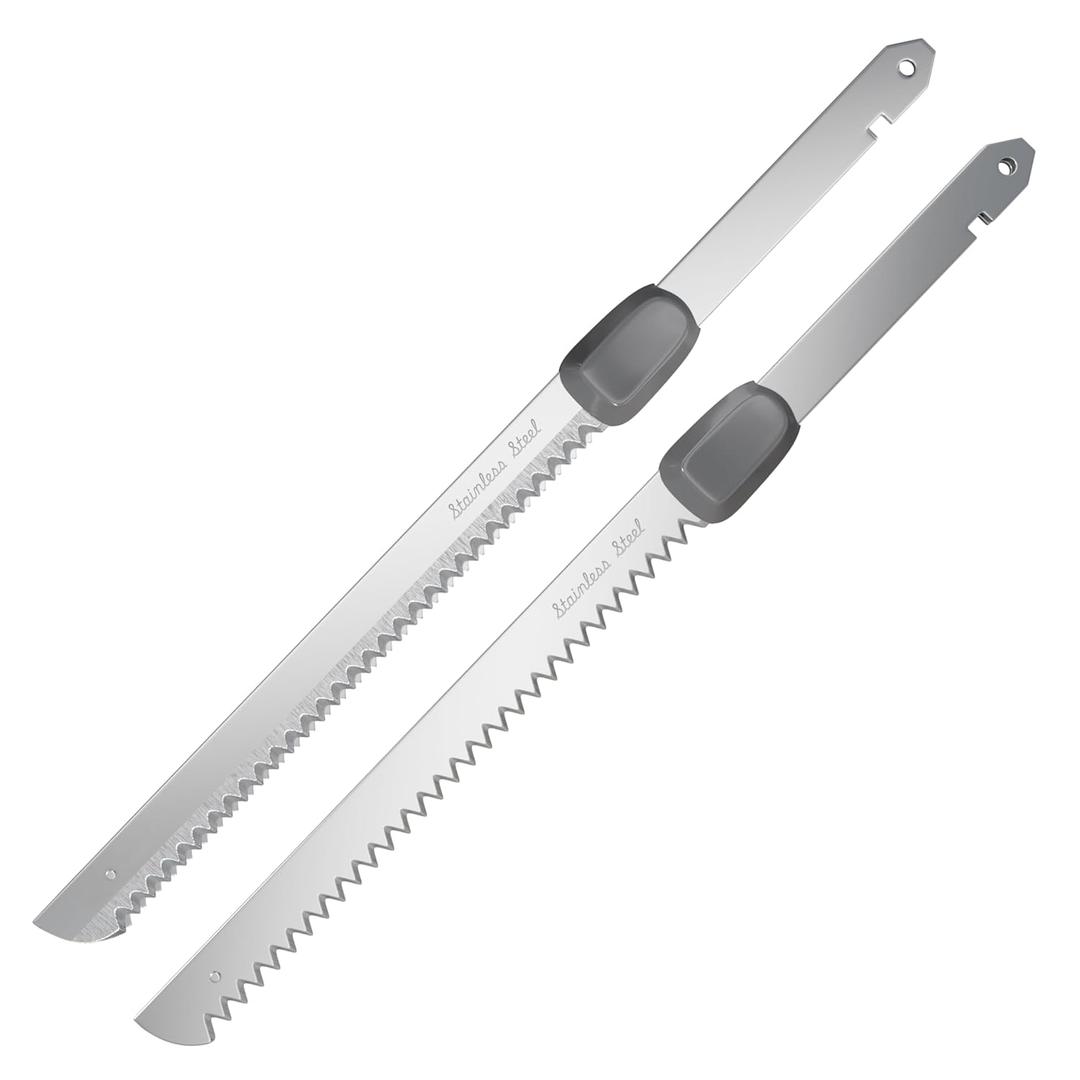 Replacement Blades for Electric Knife  2 Stainless Steel Serrated Blades