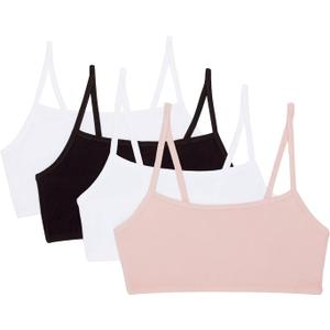 Fruit of the Loom Women's Multi-Pack Spaghetti Strap Cotton Sports Bra (36)