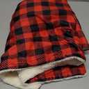 Hudson Baby Unisex Baby Plush Mink and Sherpa Blanket, Buffalo Plaid, One Size