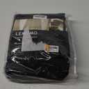 LEMOMO Blackout Curtains 66 x 84 inch/Black Curtains Set of 2 Panels/Thermal Insulated Room Darkening Bedroom Curtains
