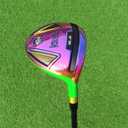 WENGH 3 Wood Golf Club for Men & Women - Titanium Face Carbon Fiber Fairway Wood - Right Handed, 43.5" Lightweight Design with Rubber Grip, High Launch Low Spin Golf 3 Wood