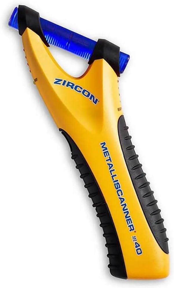 Zircon MetalliScanner m40 Handheld Electronic Metal Detector For Use on Dry Wall, Concrete, Lathe and Plaster, Stucco and More