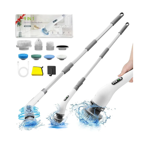 Shower Cleaner - Cordless Electric Spin Scrubber with 7 Replaceable Heads - Bathroom Cleaner for Kitchen, Electric Scrubber for Cleaning, Shower Scrubber, Shower Cleaner Brush for Bathtub/Kitchen