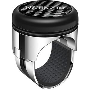muekzru Steering Wheel Knob Spinner Compatible with Any Steering Wheels,Carbon Fiber and Metal Ball Bearing knob for Car, Trucks,ractor, Mower, Boat - Maneuver with Ease On Any Vehicle