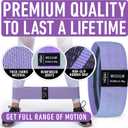 Resistance Bands for Working Out with Workout Bands Guide. 4 Booty Bands for Women Men Fabric Elastic Bands for Exercise Bands Resistance Bands for Legs Bands for Working Out Hip Thigh Glute Bands Set