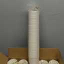 600 Pack 5 oz Paper Cups, Disposable Bathroom Mouthwash White Hot Drinking Cups for Home, School and Office