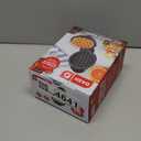 Dash Mini Waffle Maker- Compact Electric Iron for Creative Homemade Treats - PTFE nonstick surface - Easy-to-Clean - Perfect for Kids & Families - Black