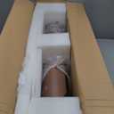 Portable Heater Outdoor Infrared 1500W 8 Heat Levels 8H Timers Carbon Fiber Tube Tip-Over&Overheat Protection IP45 Waterproof Electric Garden Heater, Deep Brown