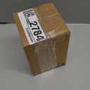 4 Inches Round Solid Wood Furniture Legs Set of 4, Brown Wooden Replacement Feet with Threaded 5/16'' Hanger Bolts for Sofa, Couch, Armchair, Cabinet, TV Stand, Ottoman and Dresser