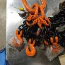 Lift Chain Sling with Hooks 10Ft 4 Way x 5/16 inch 11000lbs 5 Ton for Chains Lifting