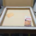 Unicook Extra Large Pizza Stone 18 Inch, Square Baking Stone for Oven and Grill, Heavy Duty Bread Pizza Pan, Thermal Shock Resistant Cooking Stoneware