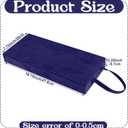 Colingmill Personal Prayer Kneeler Pad 18 3/4 Inch Christian Kneeling Pillow Microfiber and High Density Foam Personal Religious Prayer Kneeler Pad Pillow Bench for Kneeling Christian Gift(Navy Blue), 19.49 x 8.27 x 2.24 inches