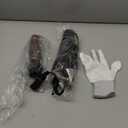 Round Hair Blow Dryer Brush - 1.2 Inch Ceramic Barrel Hair Dryer Brush for Short/Middle Hair, One Step Drying, Volumizing, Straightening and Styling, Negative Ionic Dryer Brush (Black-Golden, 1.2)