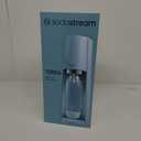 SodaStream Terra Sparkling Water Maker (Misty Blue) with CO2 and Dishwasher Safe Bottle