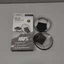 dscvr 2 Pcs Tumbler Replacement Lid Spill Proof, Shatter Resistant, Perfect Fit Lids Compatible with YETI Rambler, Ozark Trails,Fits Inside Diameter of 3.75 inch Tumbler (30 oz., Black)