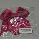 7" Large Glitter Cheer Hair Bows Clip for Girls and woman - Sparkling Hot Pink