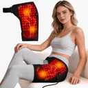 Massage Red Light Hip Therapy Device, 105 Lamp USB Powered, 3 Heating Levels, Therapeutic Device Hip for Legs, Thighs and Buttocks Unisex Wearable Red Light Hip Therapy Device