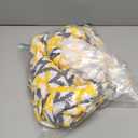 Stretchy Parson Chair Slipcovers for Dining Room Chair seat Covers Chair Protectors for Party Pet Protection Universal Fit Soft Polyester (Set of 6, Yellow Gray Geometric)