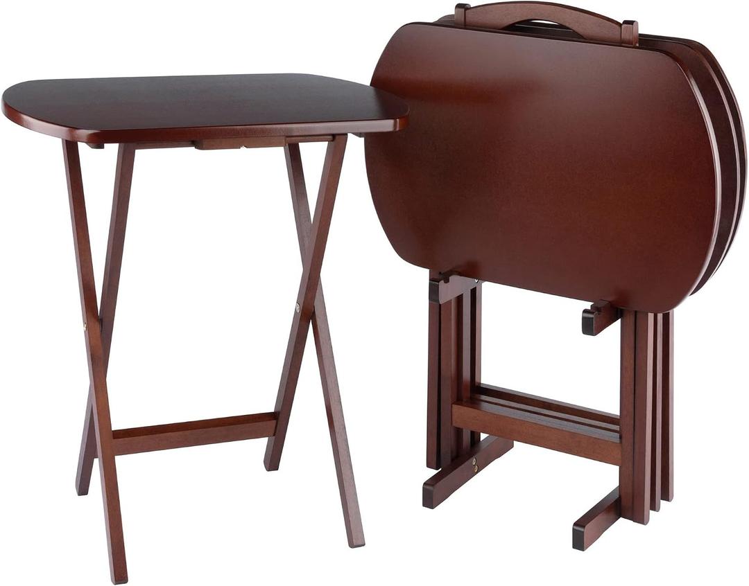 Winsome Wood TV Tray Set, 25.5 Inches