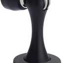 10 Pack Door Stoppers, Magnetic Door Stops Black Wall Floor Mounted Doorstop Heavy Duty Stainless Steel Door Holder Catch, Magnet Doorstops Keep Doors Open