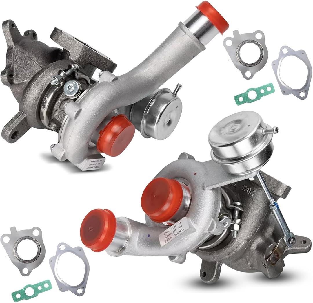 Left & Right Twin Turbocharger for 2010-2019 Ford Explorer Flex Lincoln MKS MKT 3.5L Ecoboost Replace# AA5E9G438GD AA5E9G438G AA5E6K682BF AA5E6K682BI