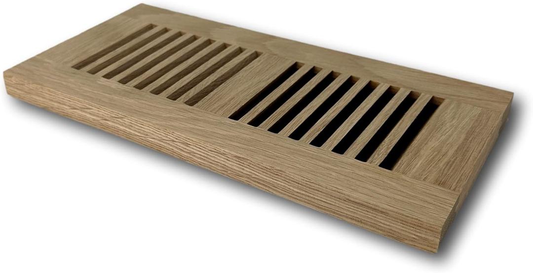 Madelyn Carter Wood Vent Covers - Expertly Crafted in The USA Vent Cover, Easy Installation, Flush Mount Design, Unfinished, Efficient Airflow, Floor Vents