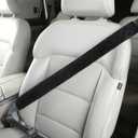 Extra Long Seatbelt Covers for Adults Kids Women & Men, Soft Car Seat Belt Strap Cushion for Sedan, SUV, Trucks, Shoulder Neck Chest Protector Pads, Auto Accessories, 1pc, Black, 25.5in