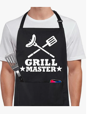 Cotton Funny Apron for Men Women Adjustable Bib Aprons