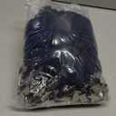 Patelai 100 Pack Double Clip Lanyards Bulk Face Mask Lanyard Twist Free 2 Hook Design Adjustable Badge Neck Strap for ID Name Badge Holder Back to School Conference Office Class Essential (Navy Blue)